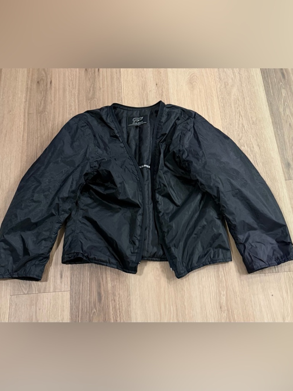FULMER Women’s Motorcycle Jacket Long Sleeve Black Open Front 2XL